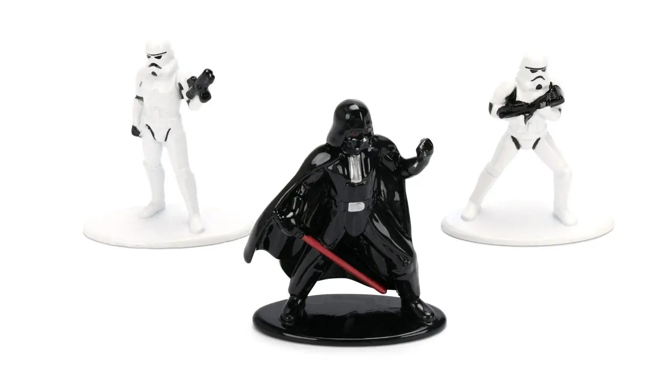 Star Wars Nano Mini Figurky 3-balení 4 cm fotografii produktu