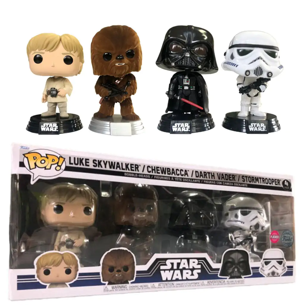 Star Wars POP! Movies Vinylová figurka 4-Pack Nové Klasiky (FL) 9 cm fotografii produktu