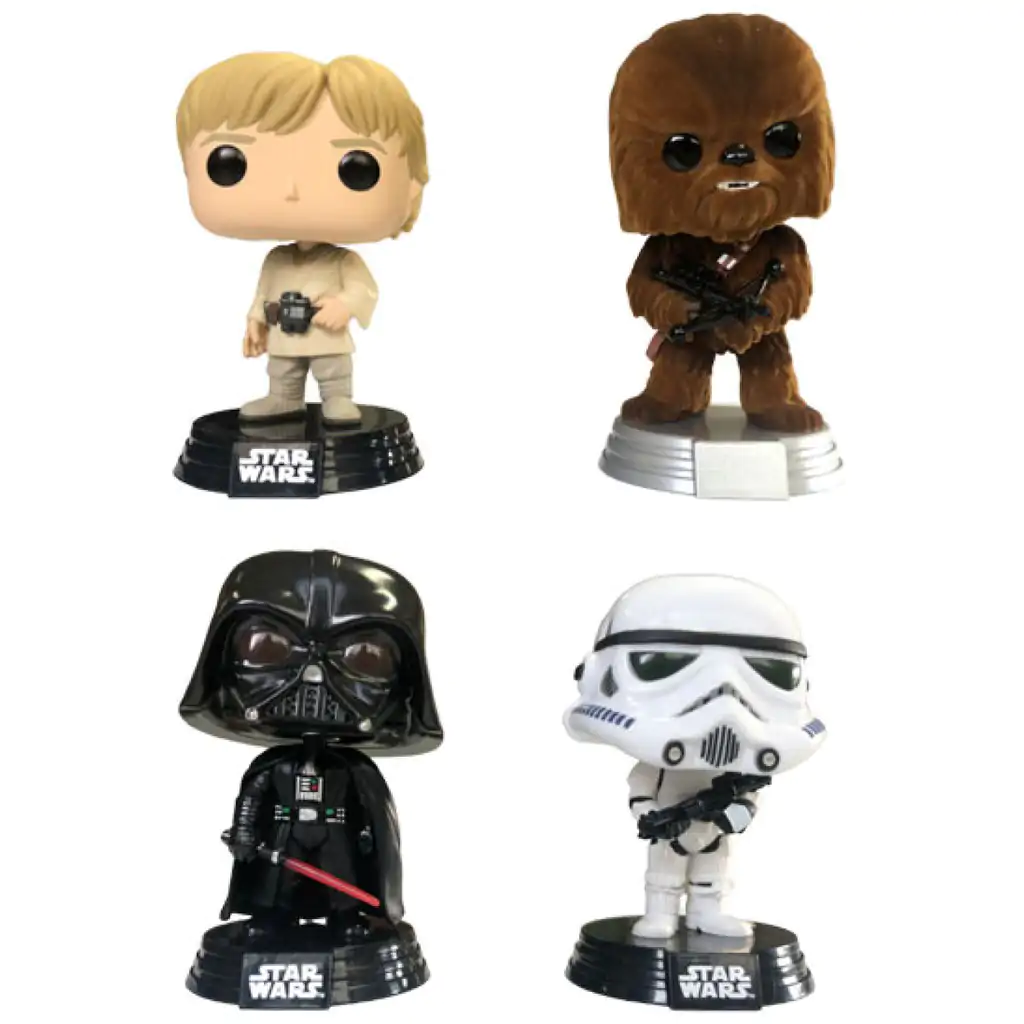 Star Wars POP! Movies Vinylová figurka 4-Pack Nové Klasiky (FL) 9 cm fotografii produktu