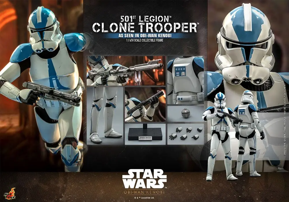 Star Wars: Obi-Wan Kenobi Akční figurka 1/6 501st Legion Clone Trooper 30 cm fotografii produktu