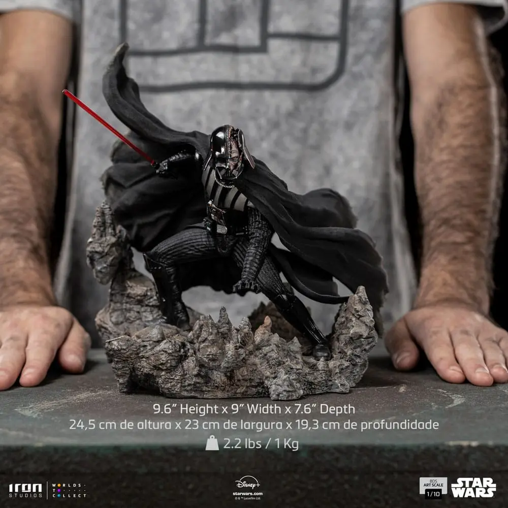 Star Wars: Obi-Wan Kenobi BDS Art Scale Socha 1/10 Darth Vader 24 cm fotografii produktu