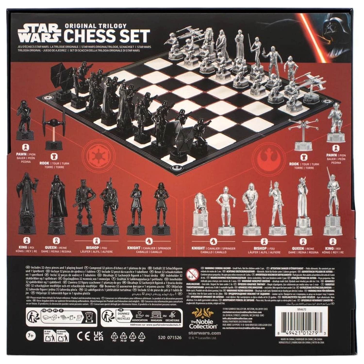 Star Wars Original Trilogy Šachová sada 47 cm fotografii produktu