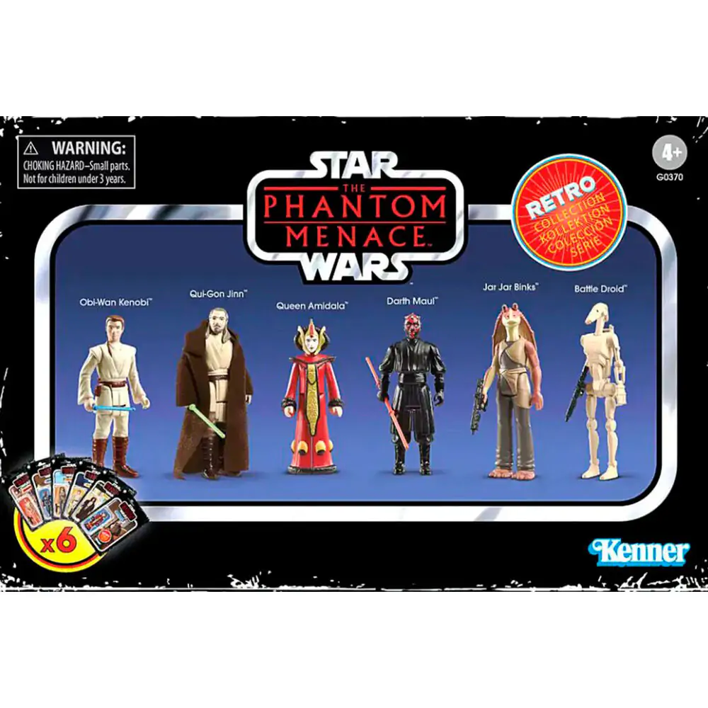 Star Wars Phantom Menace Sada figurek 9,5 cm fotografii produktu