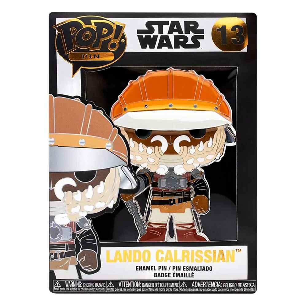 Star Wars POP! Smaltovaný odznak Lando Calrissian 10 cm fotografii produktu