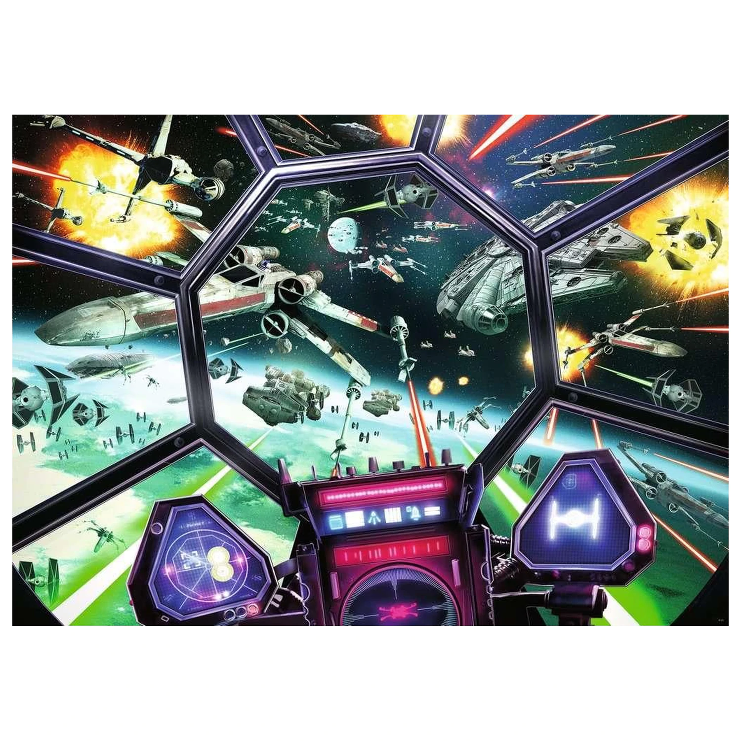 STAR WARS Puzzle TIE Fighter Kokpit (1000 dílků) fotografii produktu