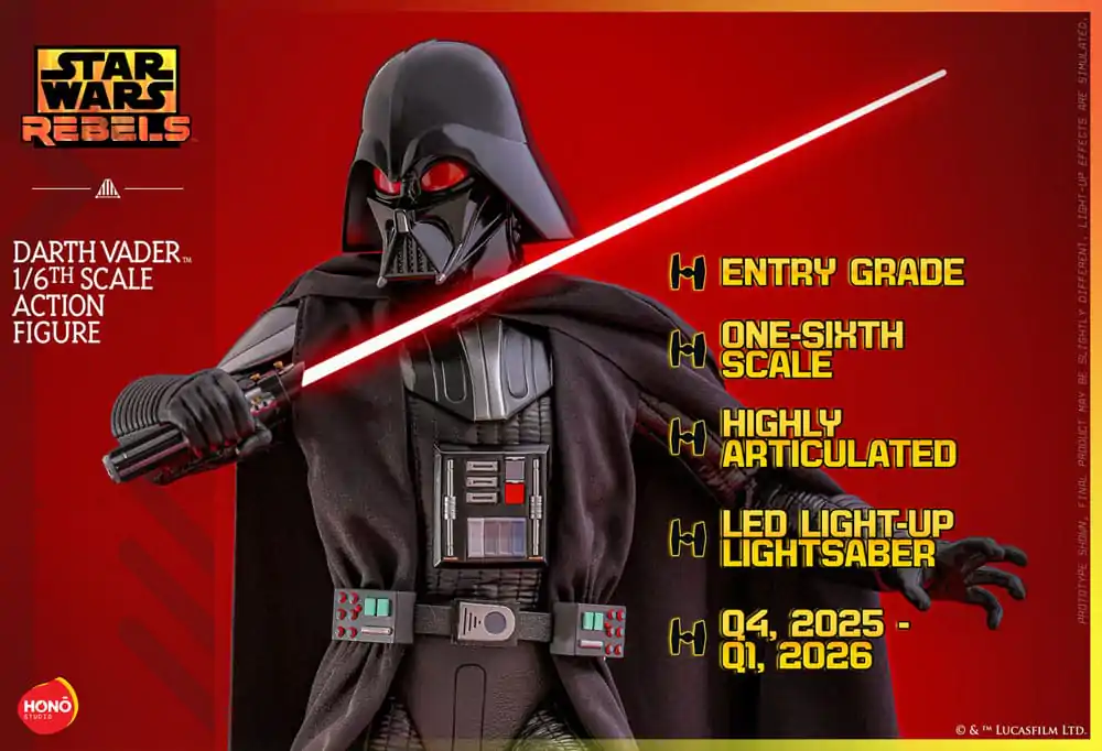 Star Wars: Rebels Akční figurka 1/6 Darth Vader 34 cm fotografii produktu