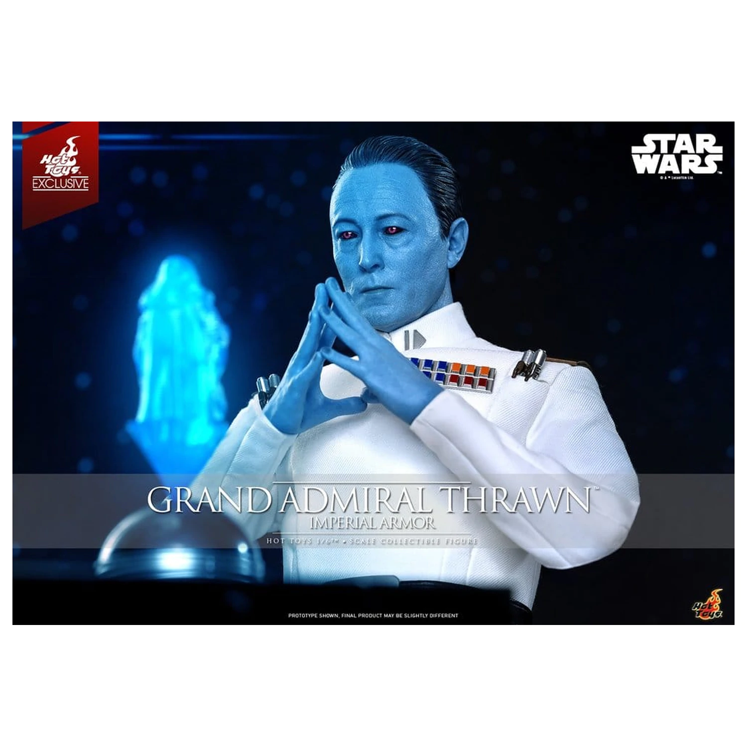 Star Wars: Rebels Television Masterpiece akční figurka 1/6 Grand Admiral Thrawn (Imperial Armor) 32 cm fotografii produktu