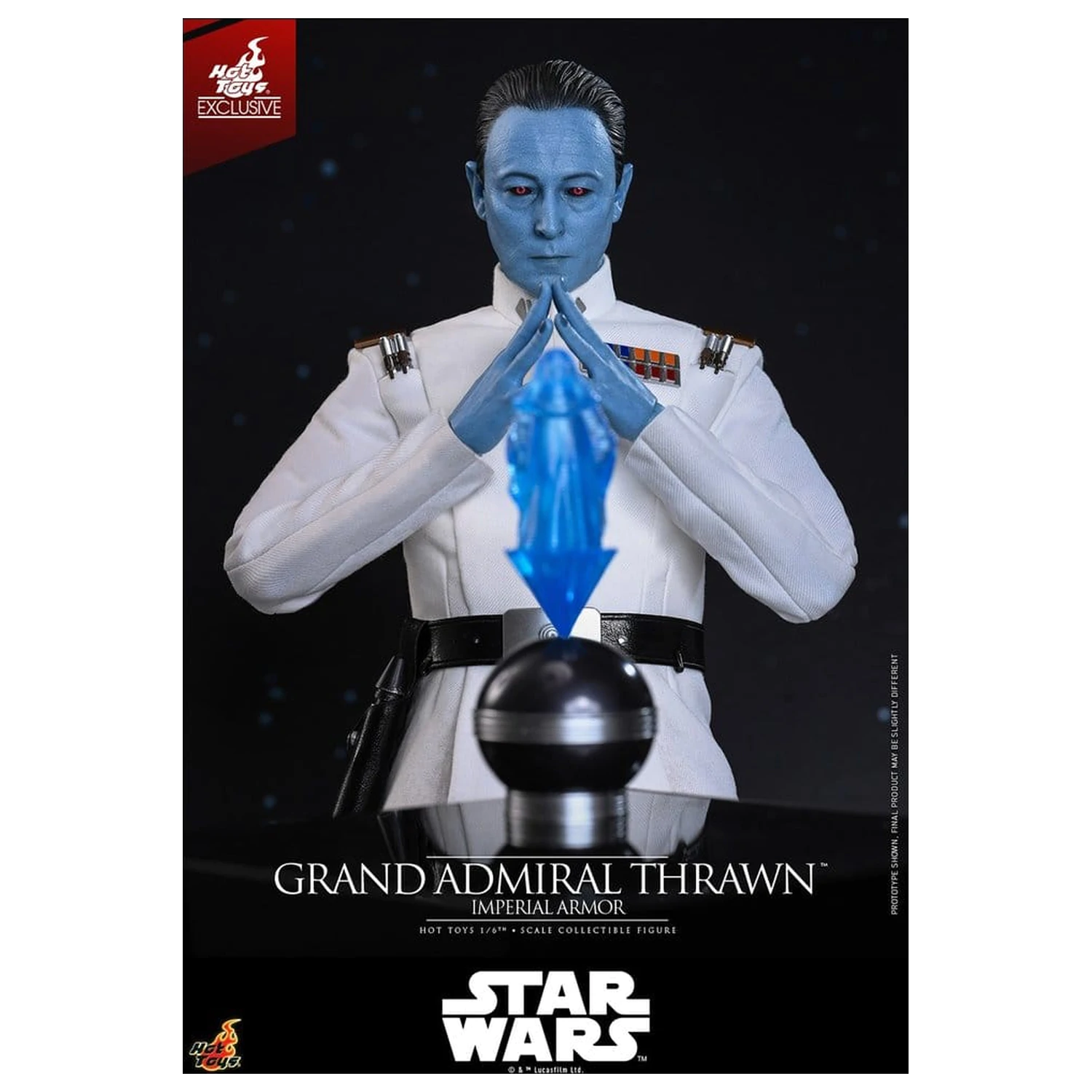 Star Wars: Rebels Television Masterpiece akční figurka 1/6 Grand Admiral Thrawn (Imperial Armor) 32 cm fotografii produktu