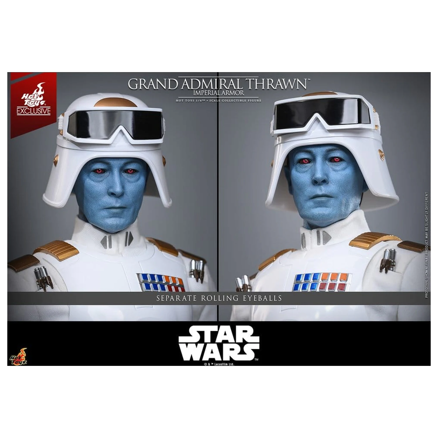 Star Wars: Rebels Television Masterpiece akční figurka 1/6 Grand Admiral Thrawn (Imperial Armor) 32 cm fotografii produktu
