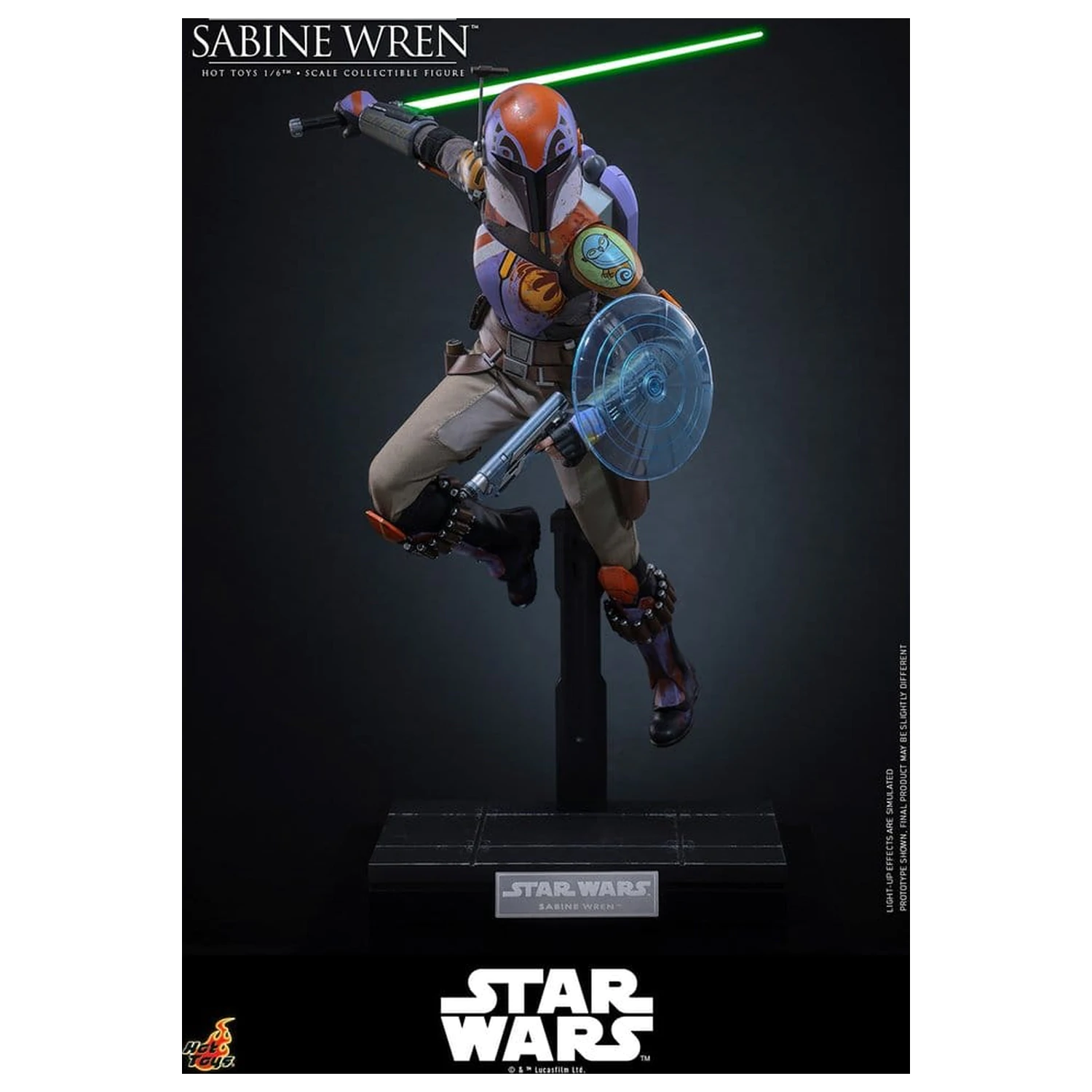 Star Wars: Rebels Television Masterpiece akční figurka 1/6 Sabine Wren 29 cm fotografii produktu