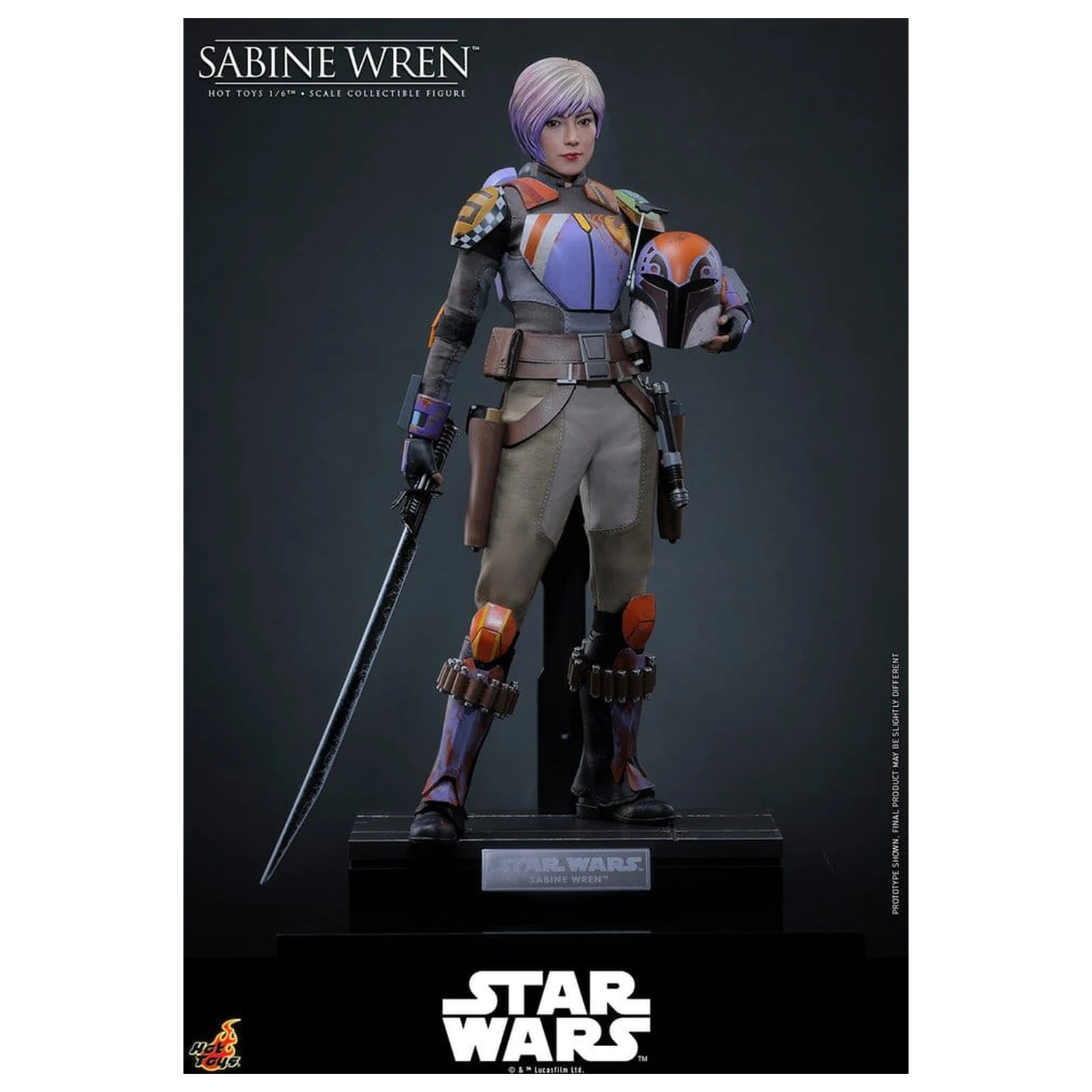 Star Wars: Rebels Television Masterpiece akční figurka 1/6 Sabine Wren 29 cm fotografii produktu