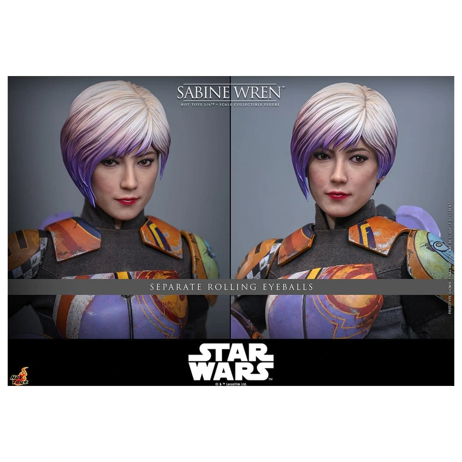 Star Wars: Rebels Television Masterpiece akční figurka 1/6 Sabine Wren 29 cm fotografii produktu