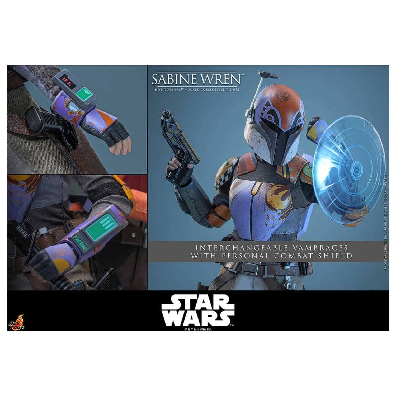 Star Wars: Rebels Television Masterpiece akční figurka 1/6 Sabine Wren 29 cm fotografii produktu