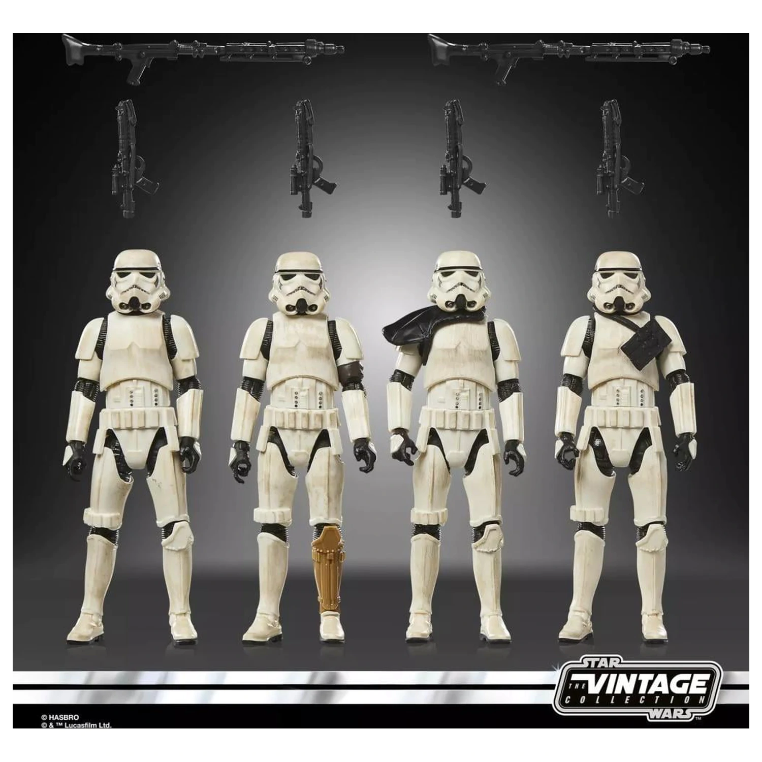 Star Wars Remnant Stormtrooper Multipack 4 figurky Vintage Coll. 10 cm fotografii produktu