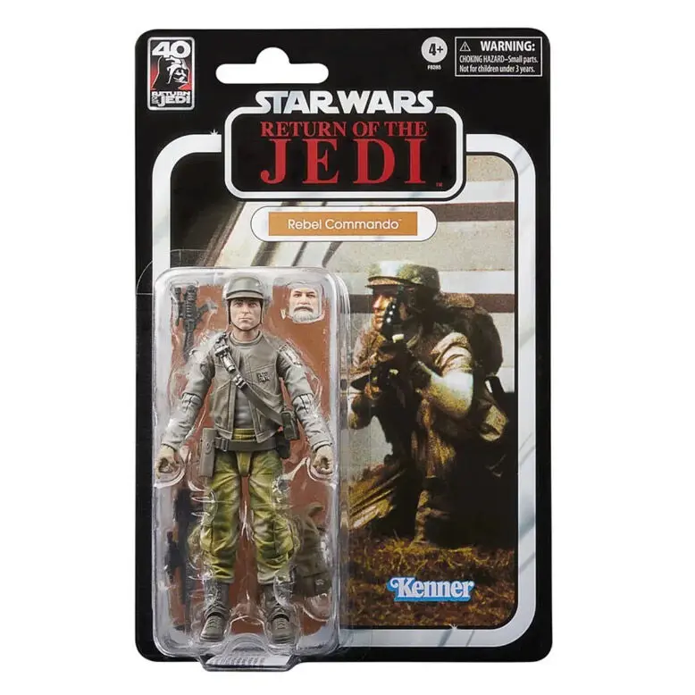 Star Wars Epizoda VI 40. výročí Black Series akční figurka Rebel Commando 15 cm fotografii produktu