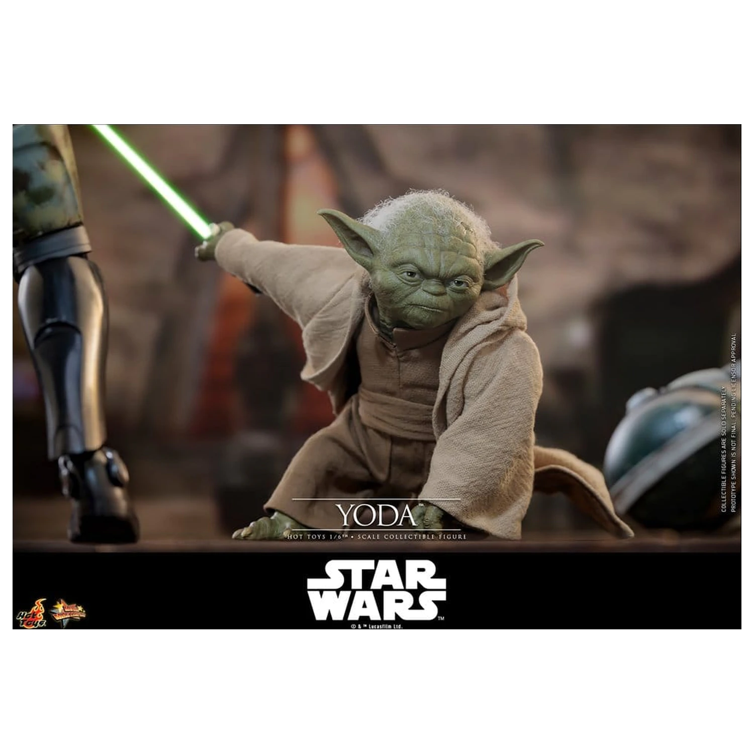 Star Wars: Revenge of the Sith Movie Masterpiece akční figurka 1/6 Yoda 14 cm fotografii produktu