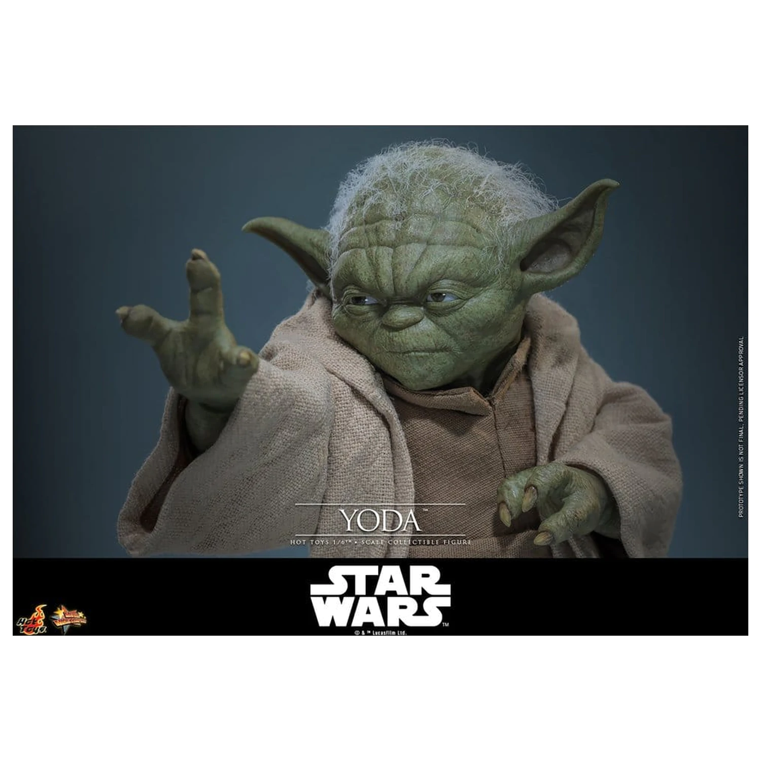 Star Wars: Revenge of the Sith Movie Masterpiece akční figurka 1/6 Yoda 14 cm fotografii produktu