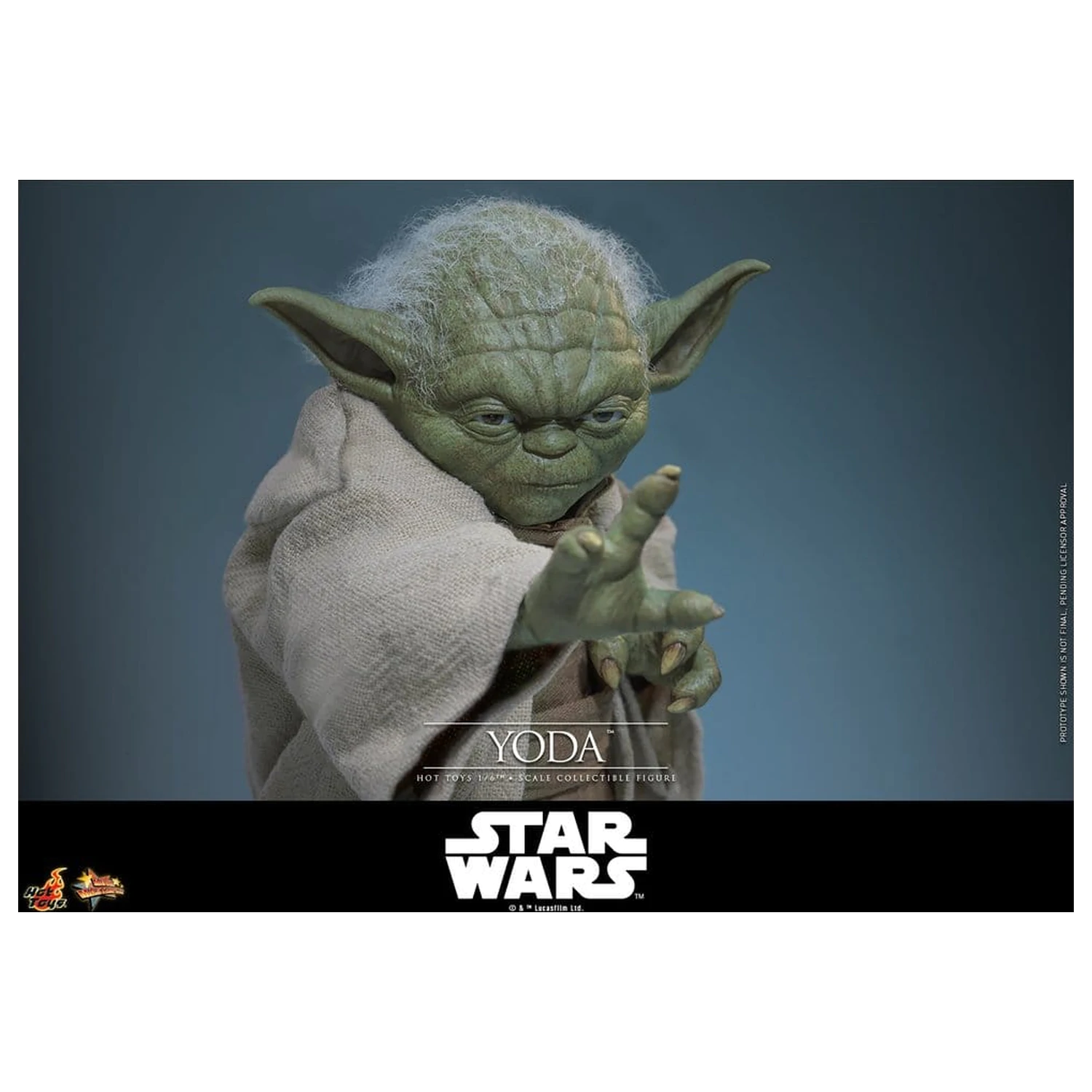 Star Wars: Revenge of the Sith Movie Masterpiece akční figurka 1/6 Yoda 14 cm fotografii produktu