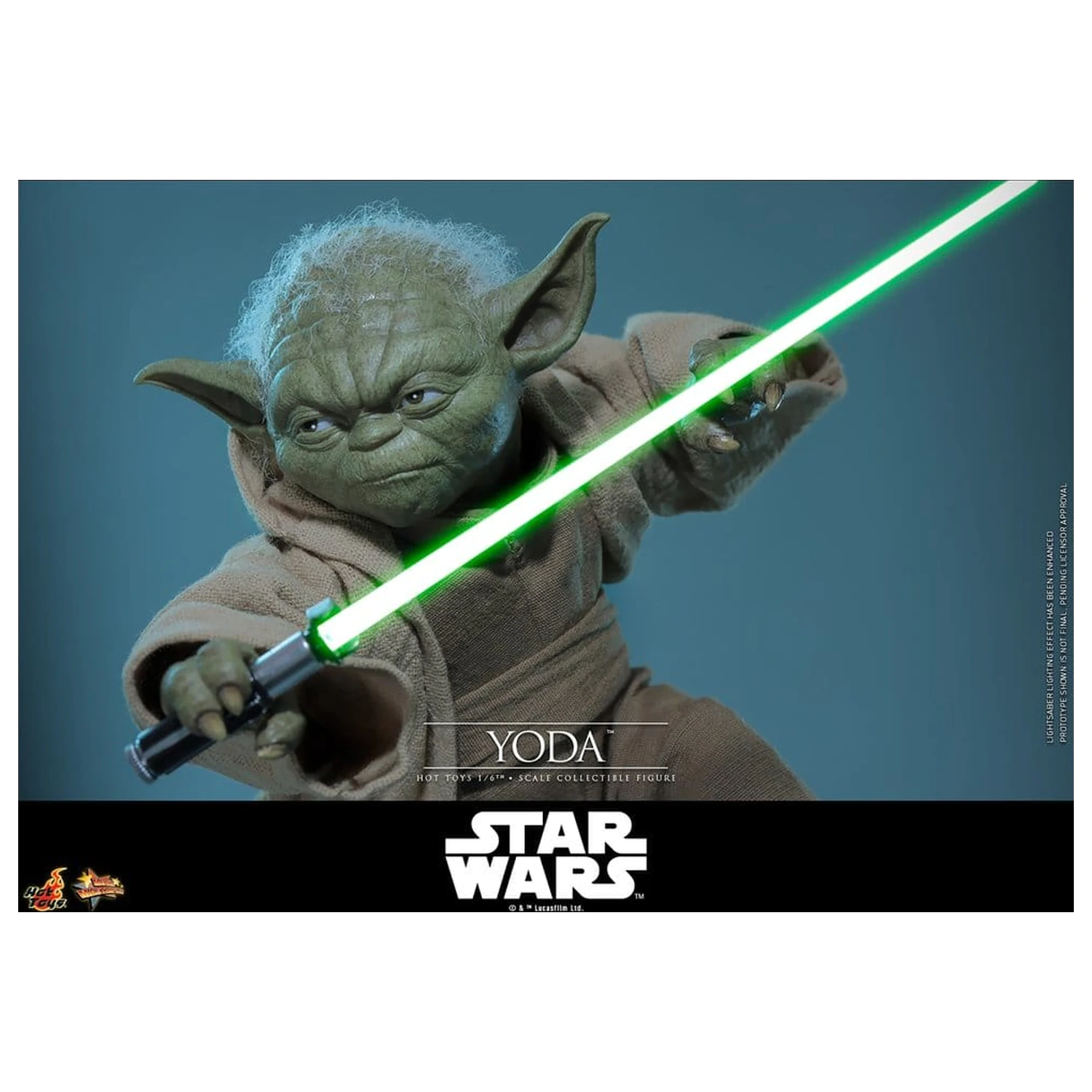 Star Wars: Revenge of the Sith Movie Masterpiece akční figurka 1/6 Yoda 14 cm fotografii produktu
