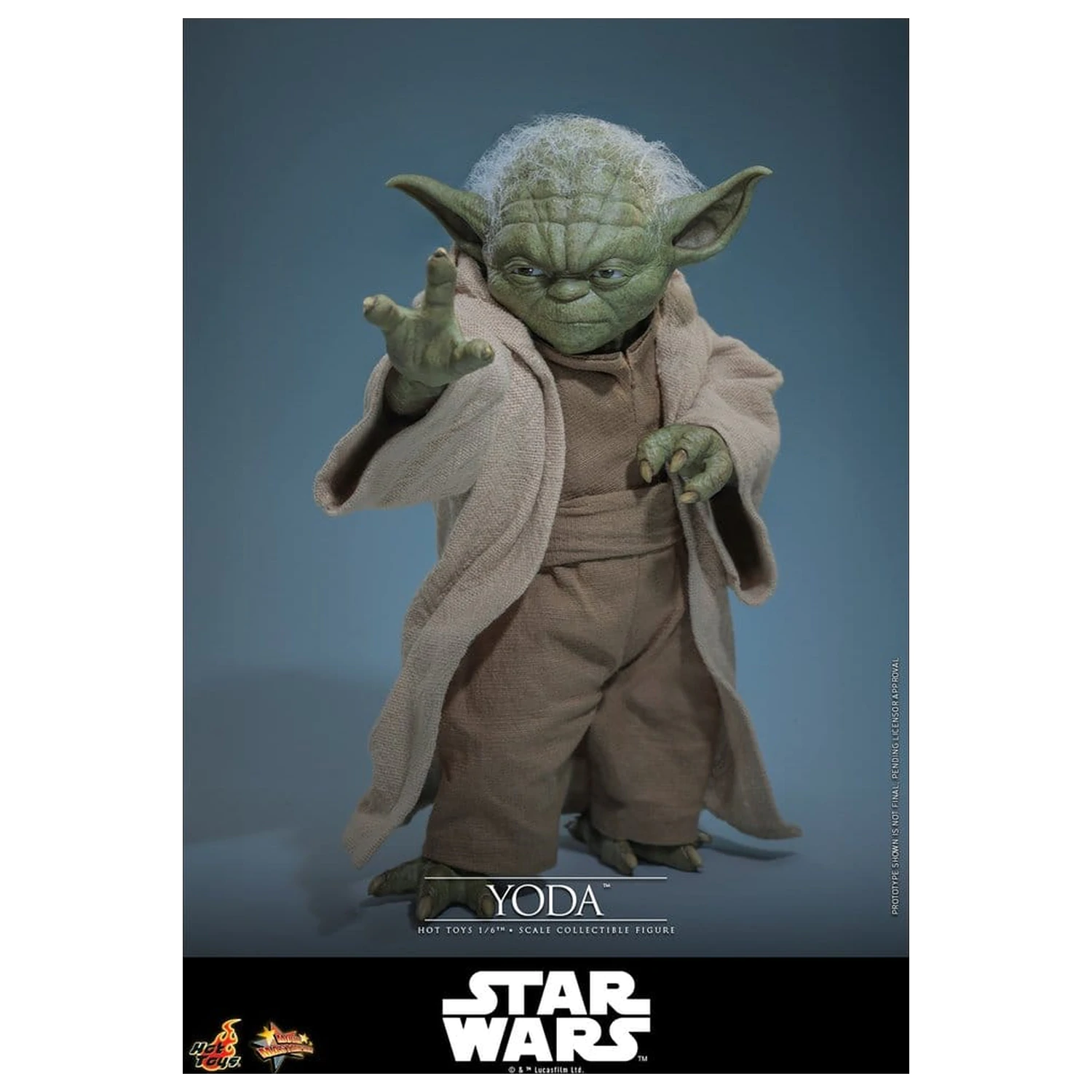 Star Wars: Revenge of the Sith Movie Masterpiece akční figurka 1/6 Yoda 14 cm fotografii produktu