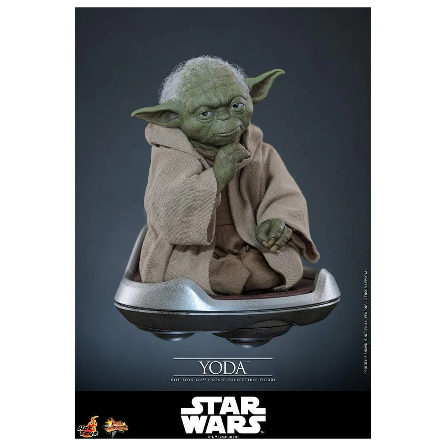 Star Wars: Revenge of the Sith Movie Masterpiece akční figurka 1/6 Yoda 14 cm fotografii produktu