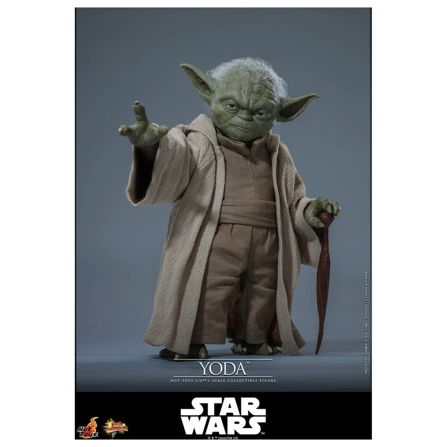 Star Wars: Revenge of the Sith Movie Masterpiece akční figurka 1/6 Yoda 14 cm fotografii produktu