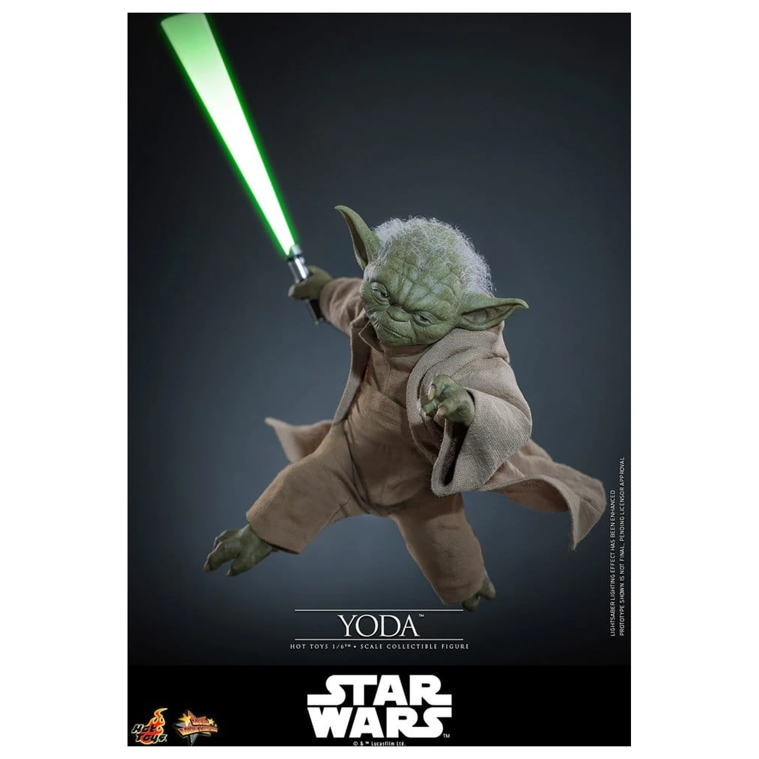 Star Wars: Revenge of the Sith Movie Masterpiece akční figurka 1/6 Yoda 14 cm fotografii produktu