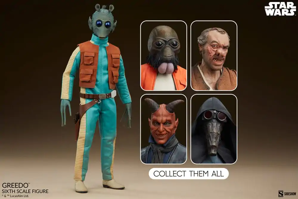 Star Wars Scum & Villainy akční figurka 1/6 Greedo 30 cm fotografii produktu