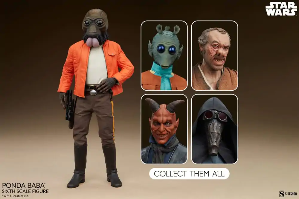 Star Wars Scum & Villainy akční figurka 1/6 Ponda Baba 30 cm fotografii produktu