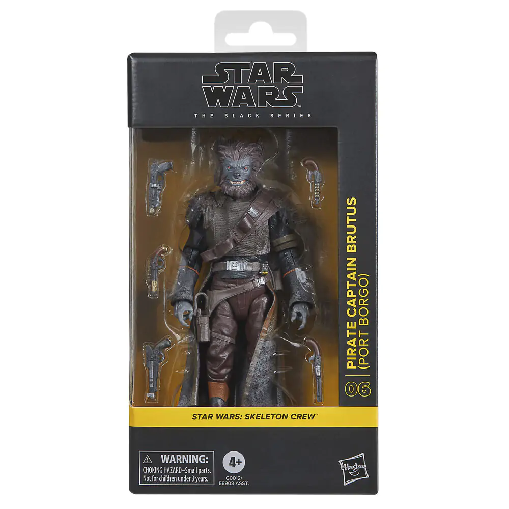 Star Wars Skeleton Crew Pirate Captain Brutus Port Borgo figurka 15 cm fotografii produktu