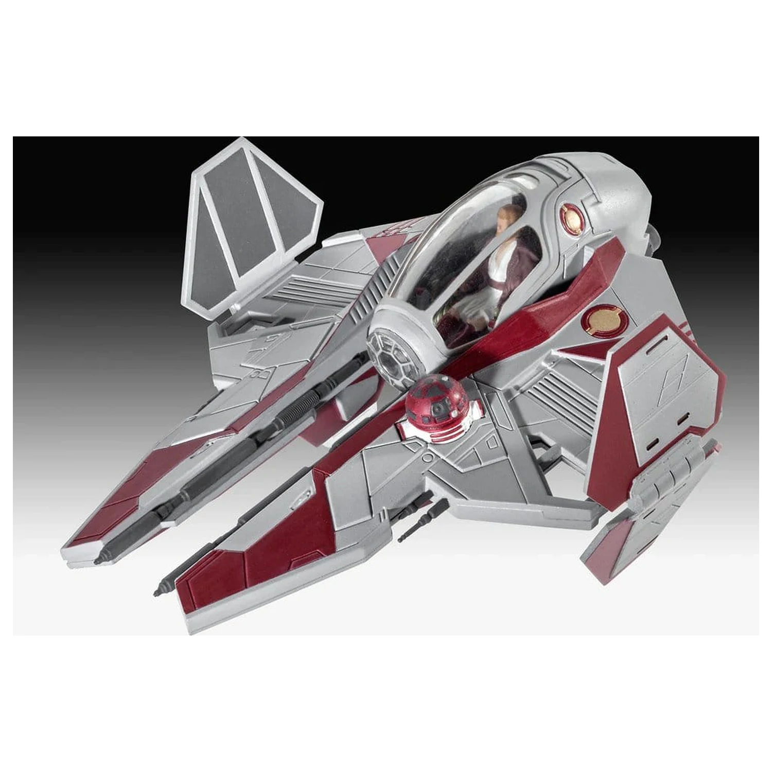 Star Wars Starter Kit model kit Obi-Wan's Starfighter 10 cm fotografii produktu