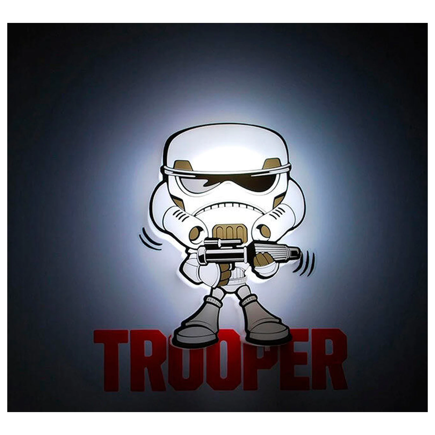 Star Wars Storm Trooper 3D Light FX mini lampa fotografii produktu