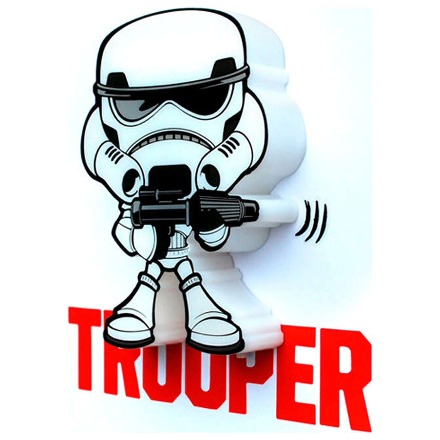 Star Wars Storm Trooper 3D Light FX mini lampa fotografii produktu