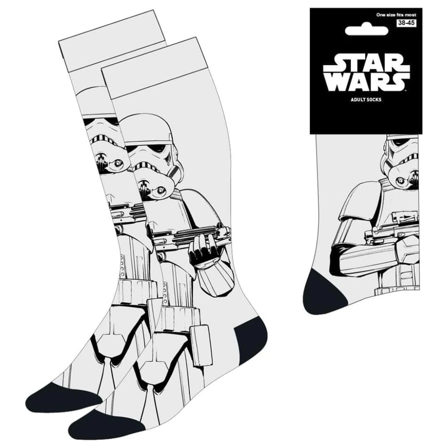 Star Wars Ponožky Stormtrooper 38-45 fotografii produktu