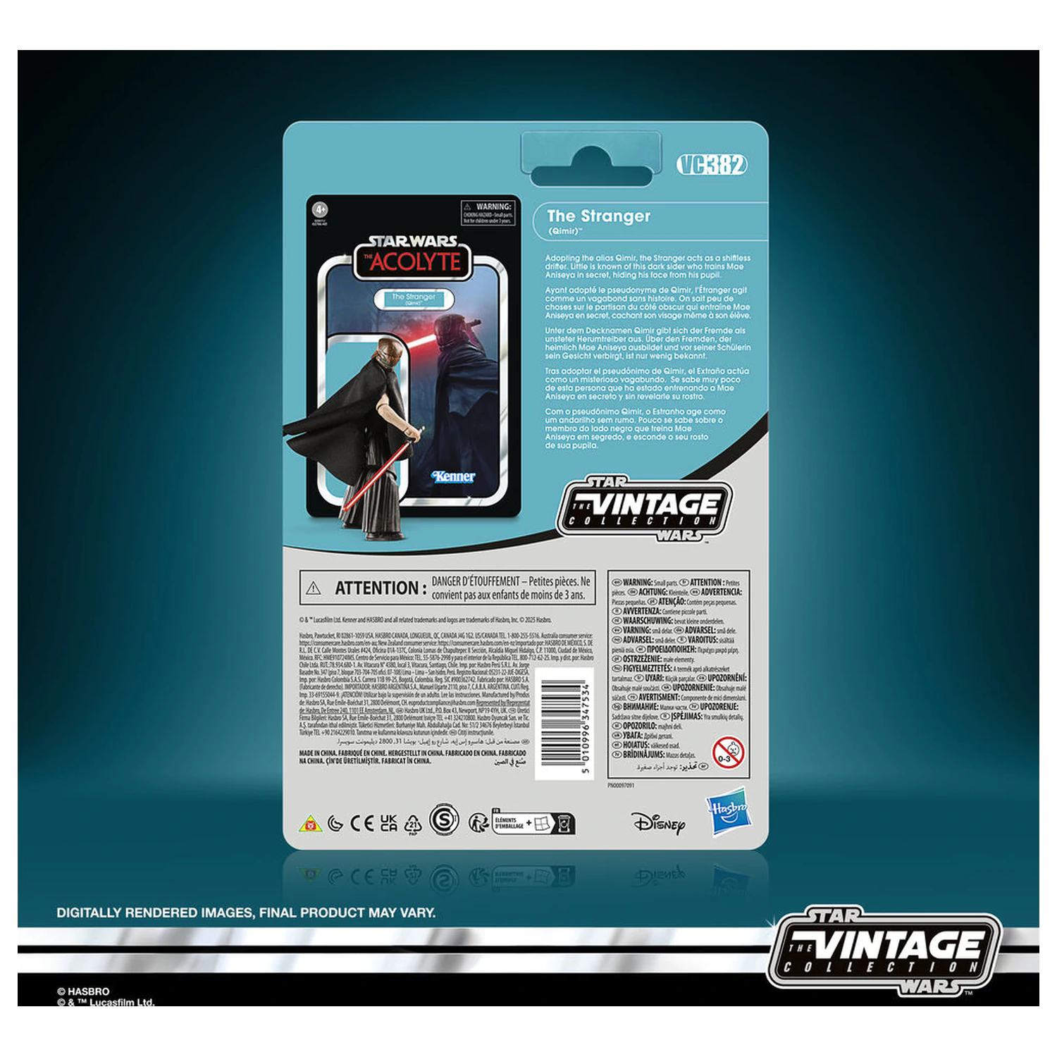 Star Wars The Acolyte The Stranger Qimir figurka 9,5cm fotografii produktu