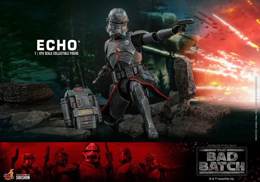 Star Wars The Bad Batch akční figurka 1/6 Echo 29 cm fotografii produktu