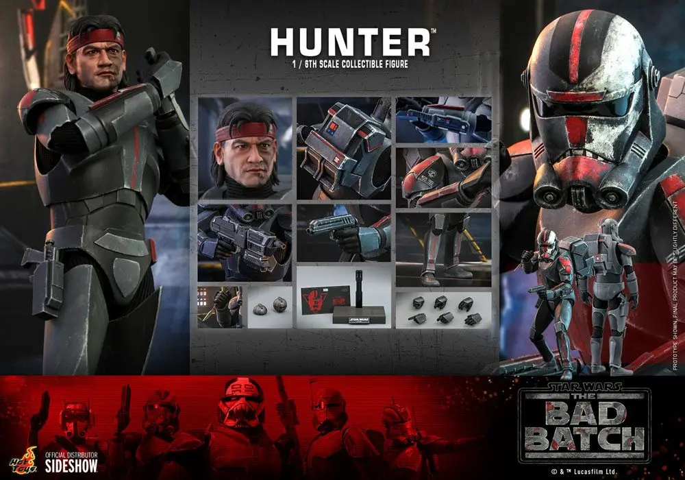 Star Wars: The Bad Batch akční figurka 1/6 Hunter 30 cm fotografii produktu
