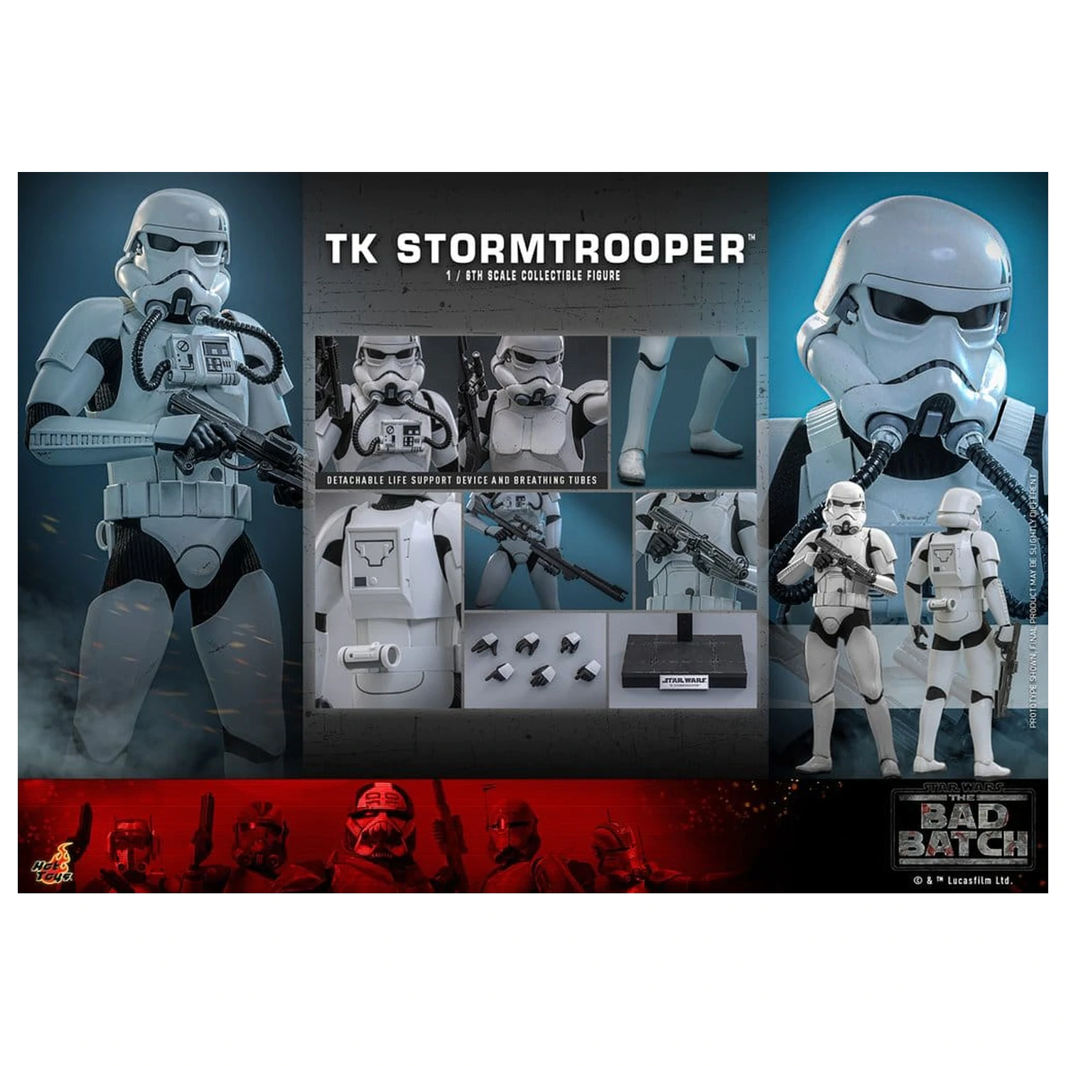Star Wars: The Bad Batch akční figurka 1/6 TK Stormtrooper 30 cm fotografii produktu