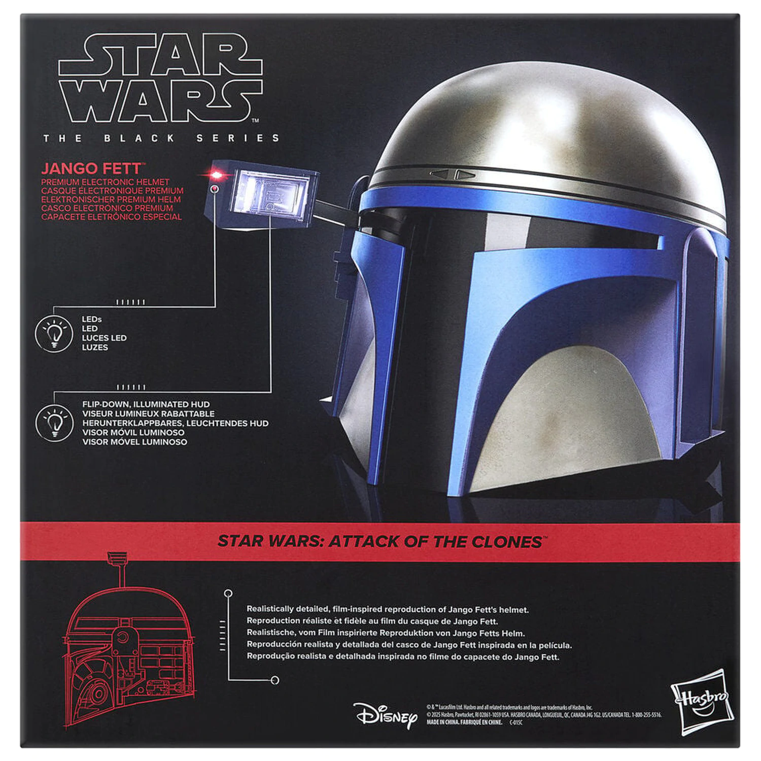 Star Wars The Black Series prémiová elektronická helma fotografii produktu