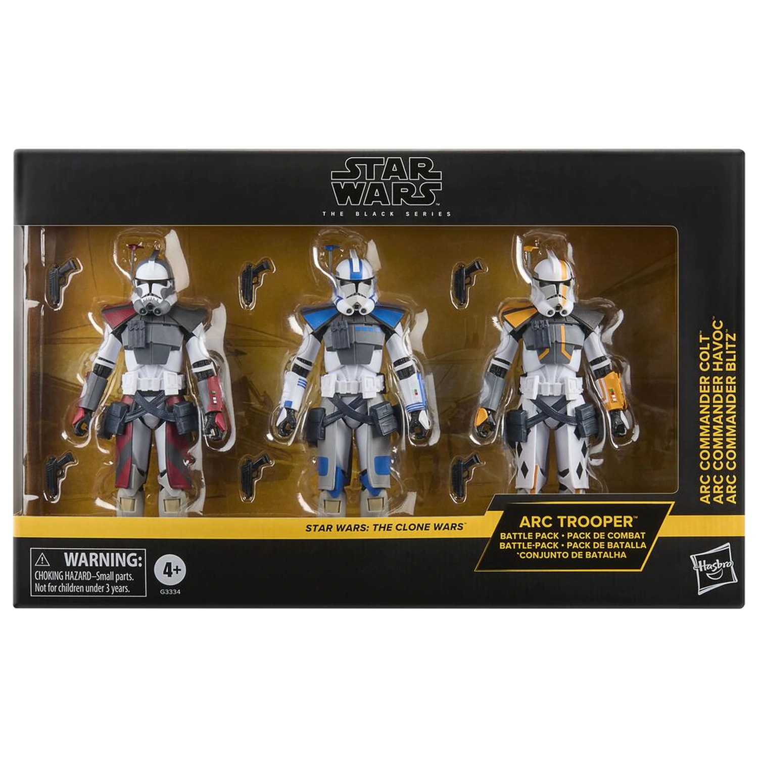 Star Wars The Black Series Star Wars The Clone Wars set 3 figurek 15cm fotografii produktu
