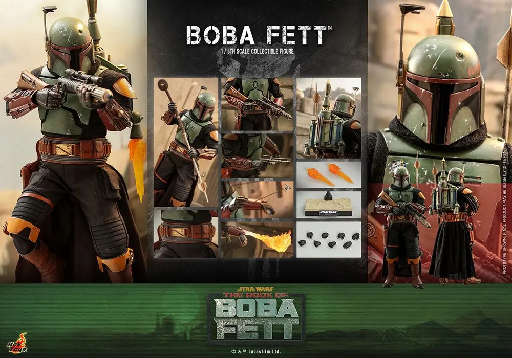 Star Wars: The Book of Boba Fett akční figurka 1/6 Boba Fett 30 cm fotografii produktu