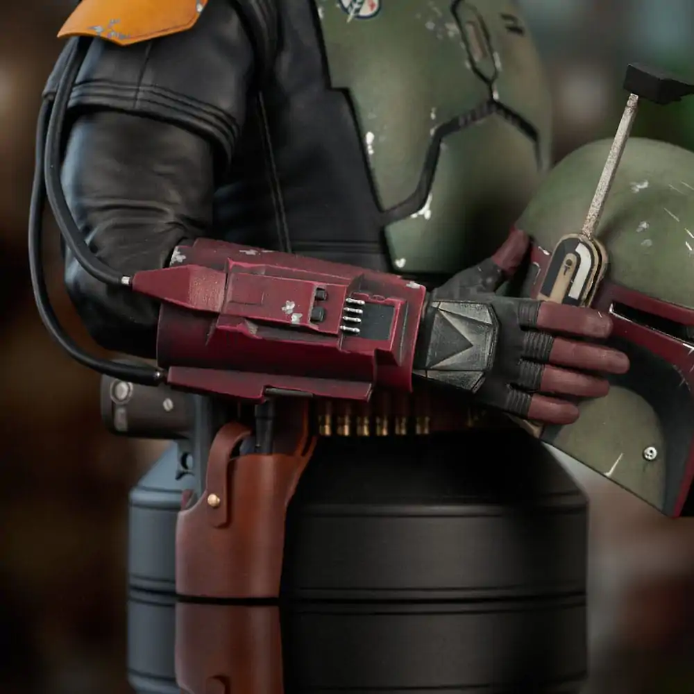 Star Wars: The Book of Boba Fett 1/6 Boba Fett Bez helmy 15 cm fotografii produktu