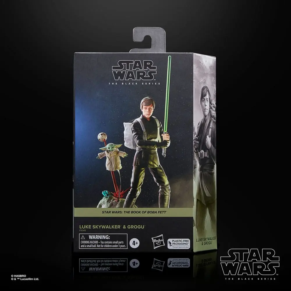 Star Wars: The Book of Boba Fett Black Series akční figurka 2-balení Luke Skywalker & Grogu 15 cm fotografii produktu