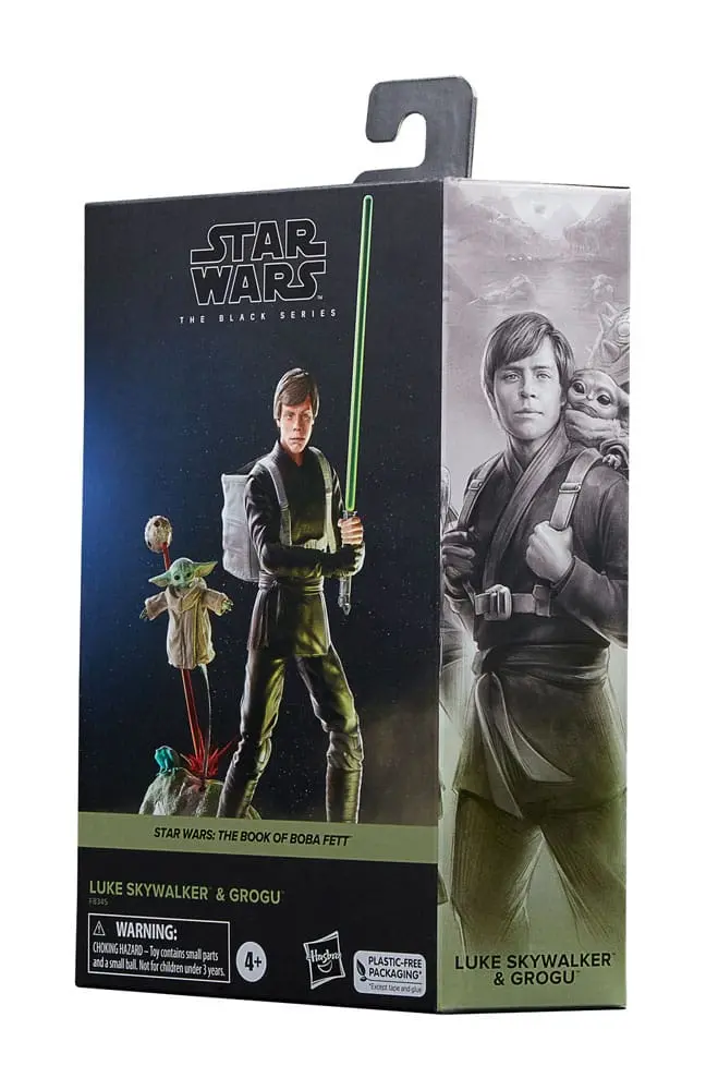 Star Wars: The Book of Boba Fett Black Series akční figurka 2-balení Luke Skywalker & Grogu 15 cm fotografii produktu