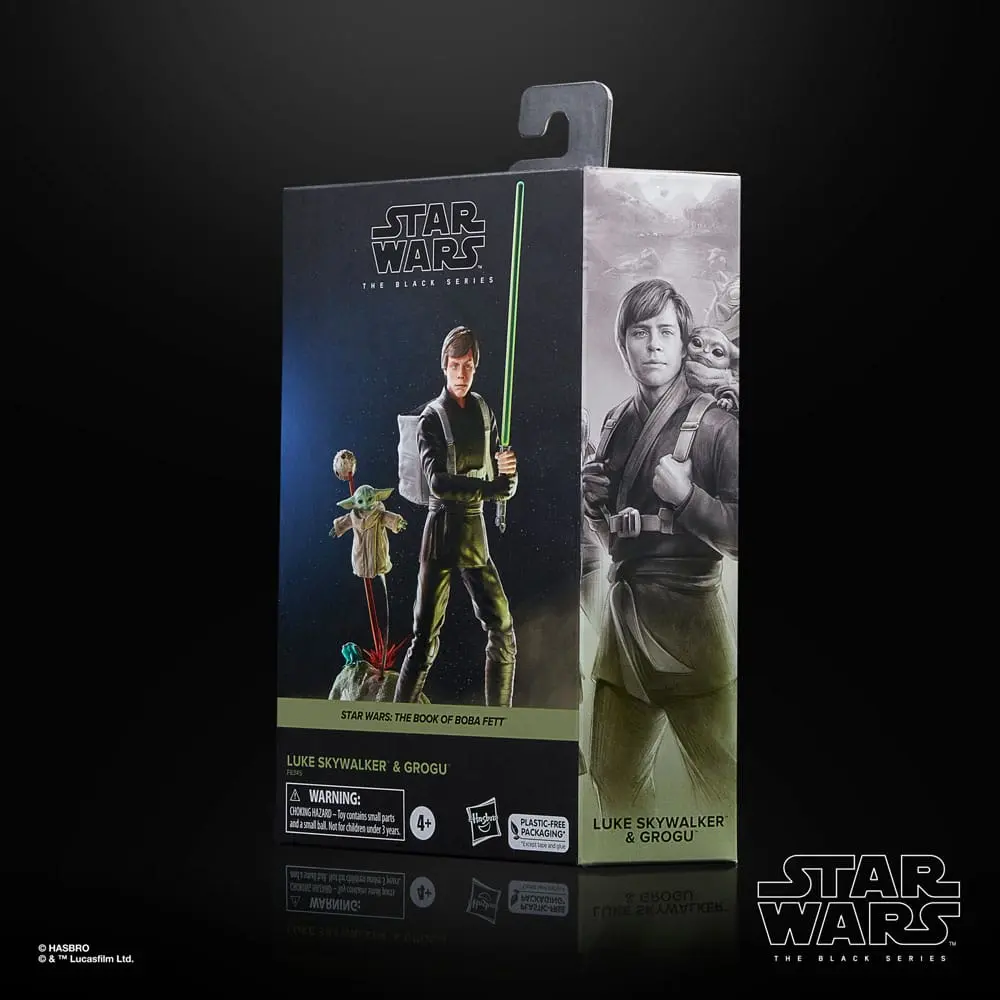 Star Wars: The Book of Boba Fett Black Series akční figurka 2-balení Luke Skywalker & Grogu 15 cm fotografii produktu