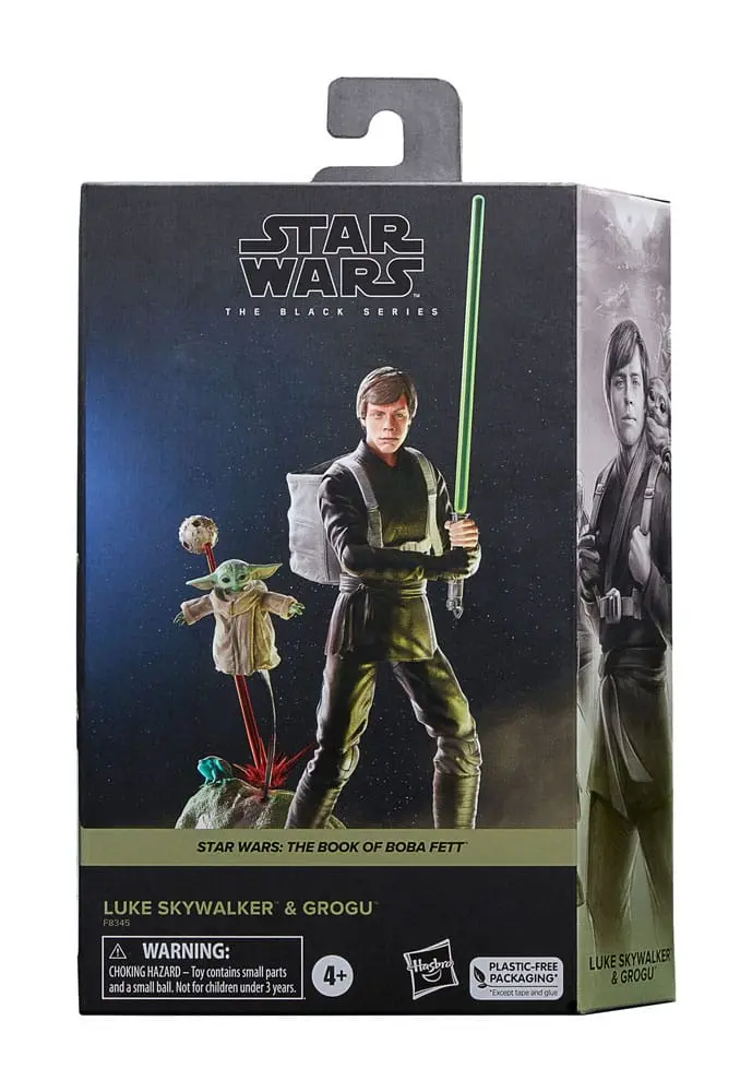 Star Wars: The Book of Boba Fett Black Series akční figurka 2-balení Luke Skywalker & Grogu 15 cm fotografii produktu