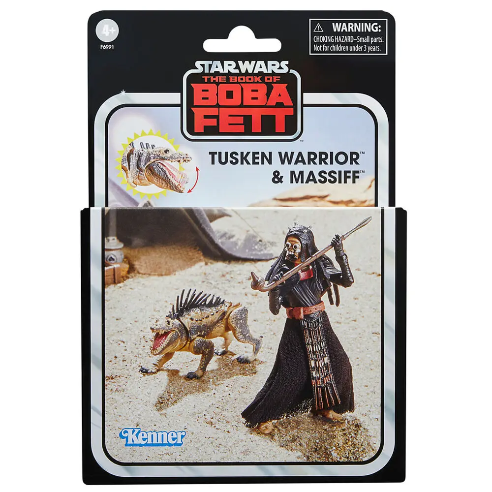 Star Wars: The Book of Boba Fett Vintage Collection Akční Figurky Tusken Warrior & Massiff 10 cm fotografii produktu