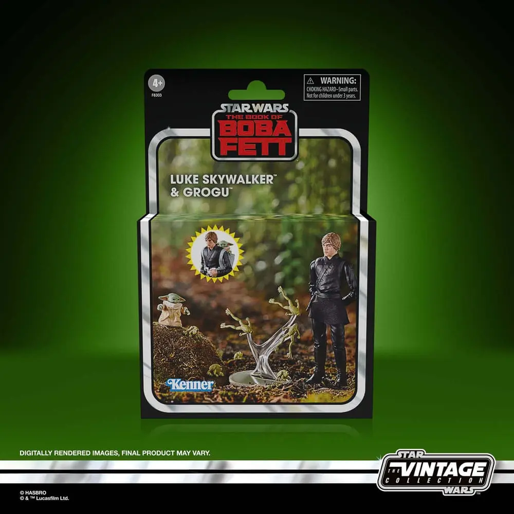 Star Wars: The Book of Boba Fett Sběratelské akční figurky Luke Skywalker & Grogu 10 cm fotografii produktu