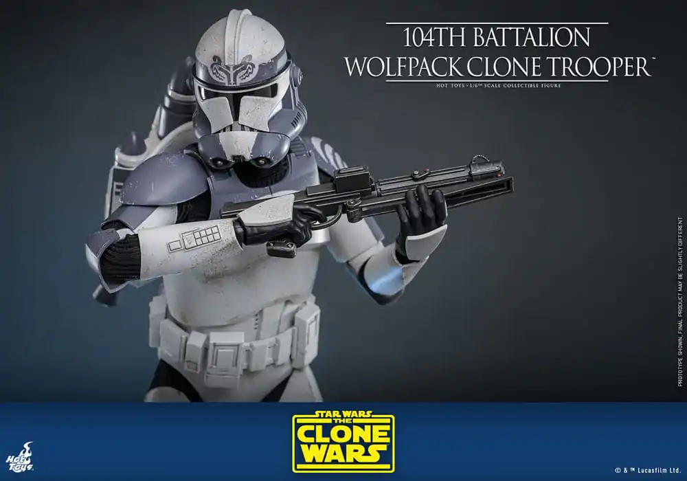 Star Wars The Clone Wars Akční figurka 1/6 104th Battalion Wolfpack Clone Trooper 30 cm fotografii produktu