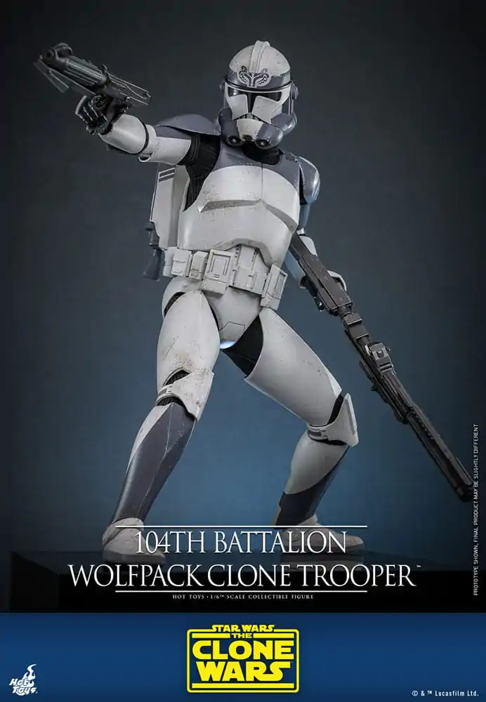 Star Wars The Clone Wars Akční figurka 1/6 104th Battalion Wolfpack Clone Trooper 30 cm fotografii produktu